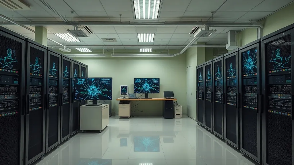 A high-tech laboratory environment in Szeged with server rac